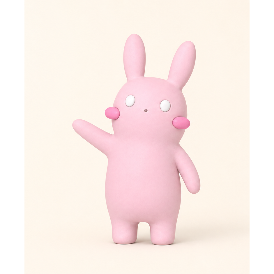 案内役の3Dうさぎ